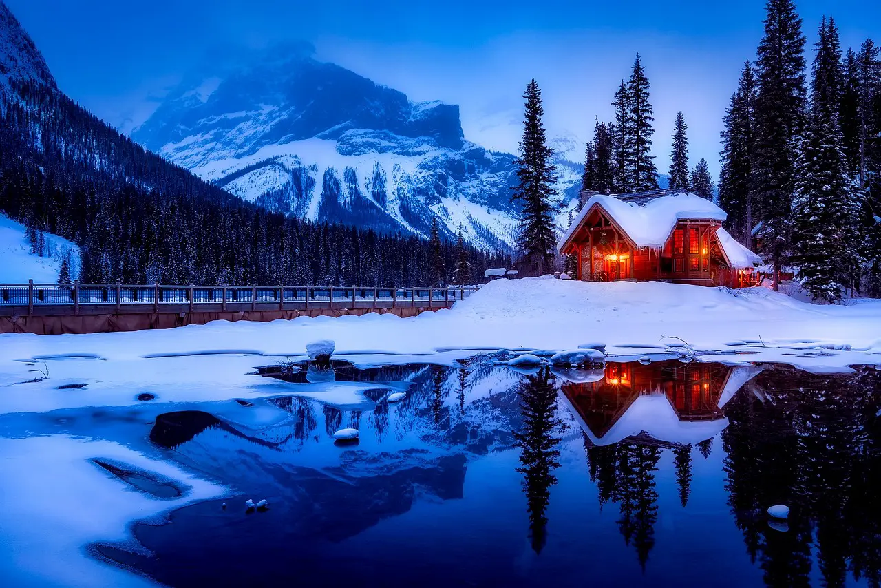 Canadian landscape at sunset representing Western country visa services